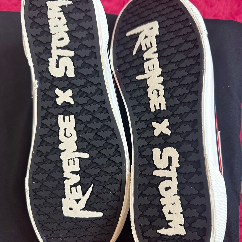 Revenge x Storm Volume 2 Low Top Red / Black Mens 11 - Picture 6 of 11